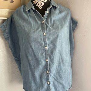Madewell Chambray Short-Sleeve Shirt